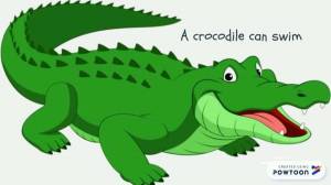 Раскраска крокодил для детей 3 4 лет #1 #356254