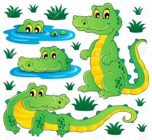 Раскраска крокодил для детей 3 4 лет #7 #356260