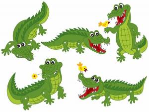Раскраска крокодил для детей 3 4 лет #34 #356287