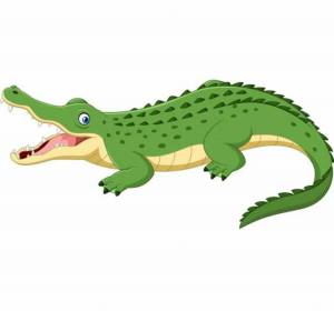 Раскраска крокодильчик #24 #356313