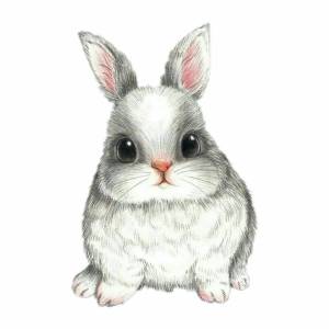 Раскраска кролик рисунок #11 #356508