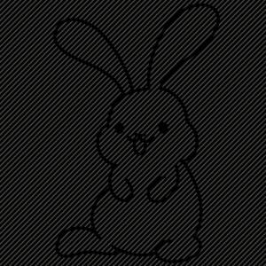Раскраска кролик рисунок #36 #356533