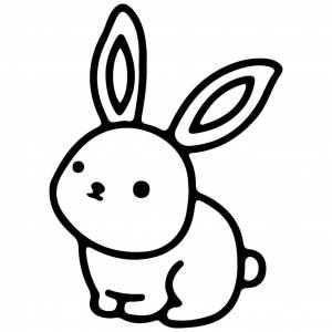 Раскраска кролик рисунок #38 #356535