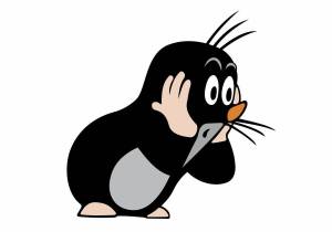 Раскраска крот для детей #6 #356783