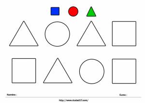 Раскраска круг квадрат треугольник для детей 3 4 лет #3 #357202