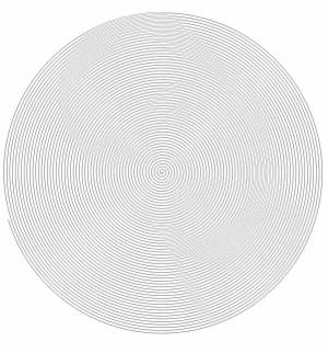 Раскраска круг с линиями #2 #357239