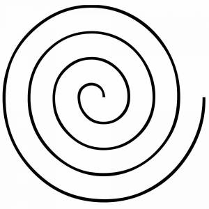 Раскраска круговая спираль создать #8 #357548