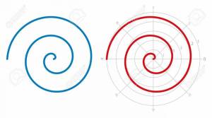 Раскраска круговая спираль создать #31 #357571