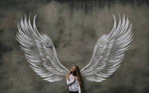 Раскраска крылья ангела #2 #358551