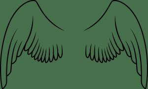 Раскраска крылья ангела #28 #358577