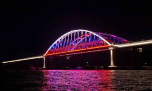 Раскраска крымский мост #6 #358631