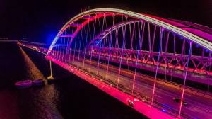 Раскраска крымский мост #17 #358642