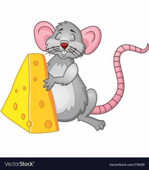 Раскраска крыса для детей #20 #358674