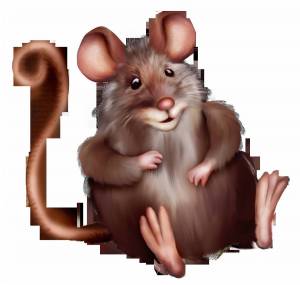 Раскраска крыса для детей #24 #358678