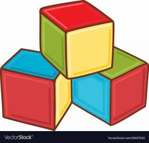 Раскраска кубики для детей #11 #359263