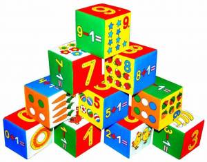 Раскраска кубики для детей #15 #359267