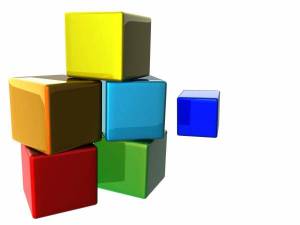 Раскраска кубики для детей #16 #359268