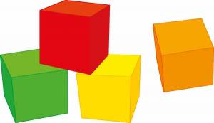 Раскраска кубики для детей #37 #359289