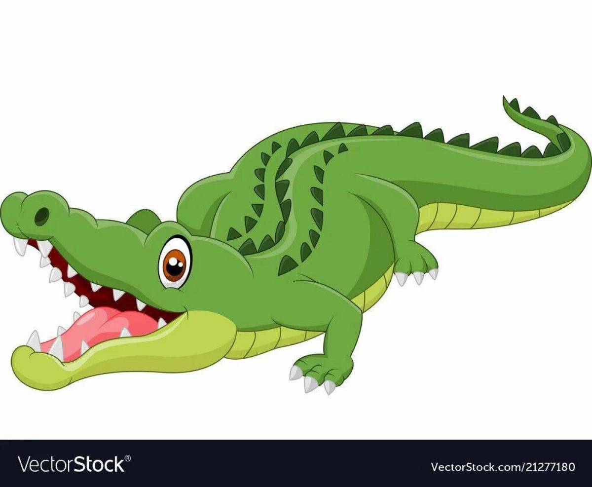 Крокодил для детей 3 4 лет #26