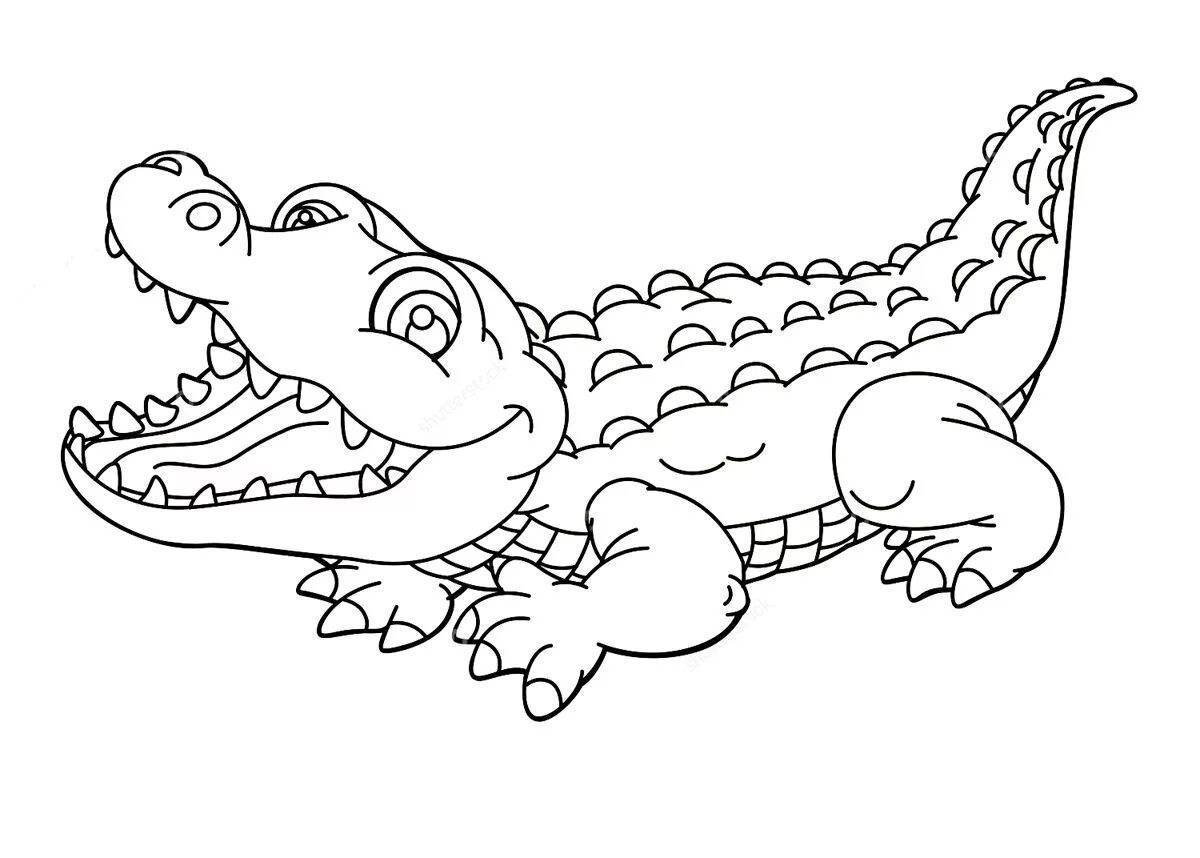 Крокодил для детей 3 4 лет #32
