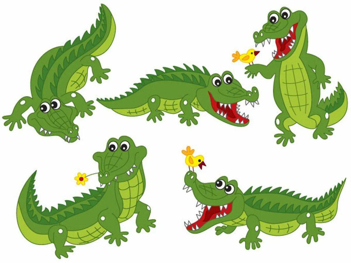 Крокодил для детей 3 4 лет #34