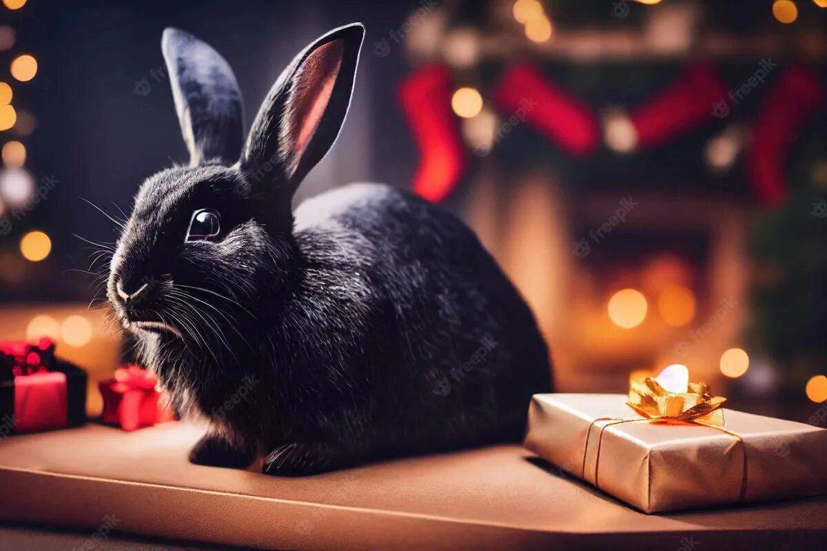 Кролик новый год #1