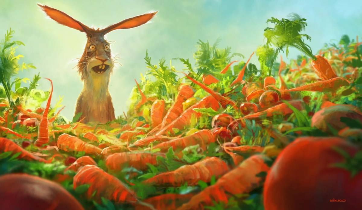 Кролик с морковкой #9