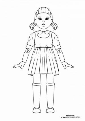 Раскраска куклы для детей 6 7 лет #31 #360729