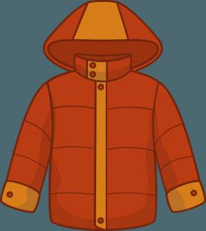 Раскраска куртка для детей #15 #362447