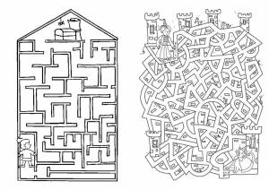 Раскраска лабиринты для детей 6 7 лет #9 #363424