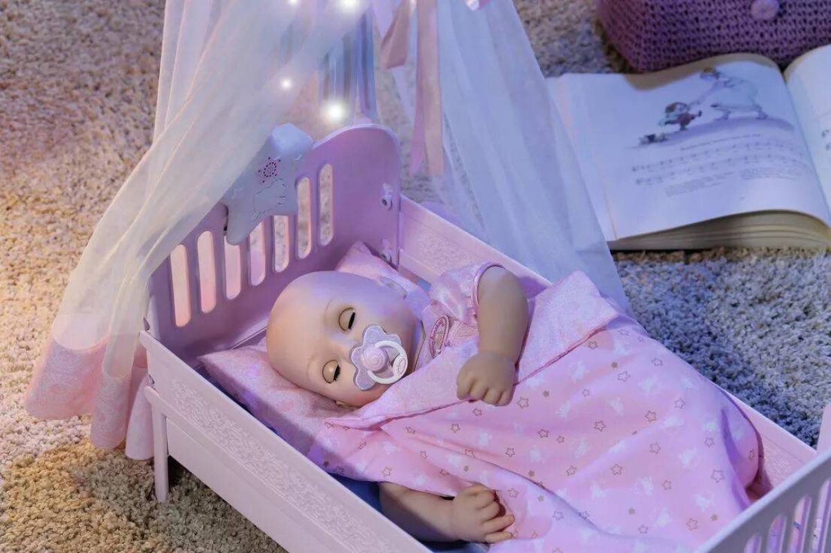 Кукла с кроваткой #22