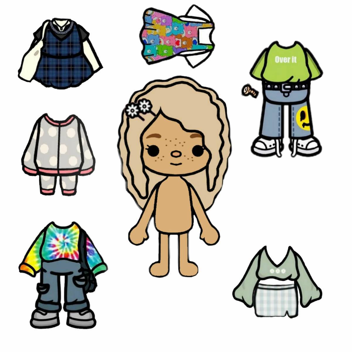 Кукла тока бока и одежда #11