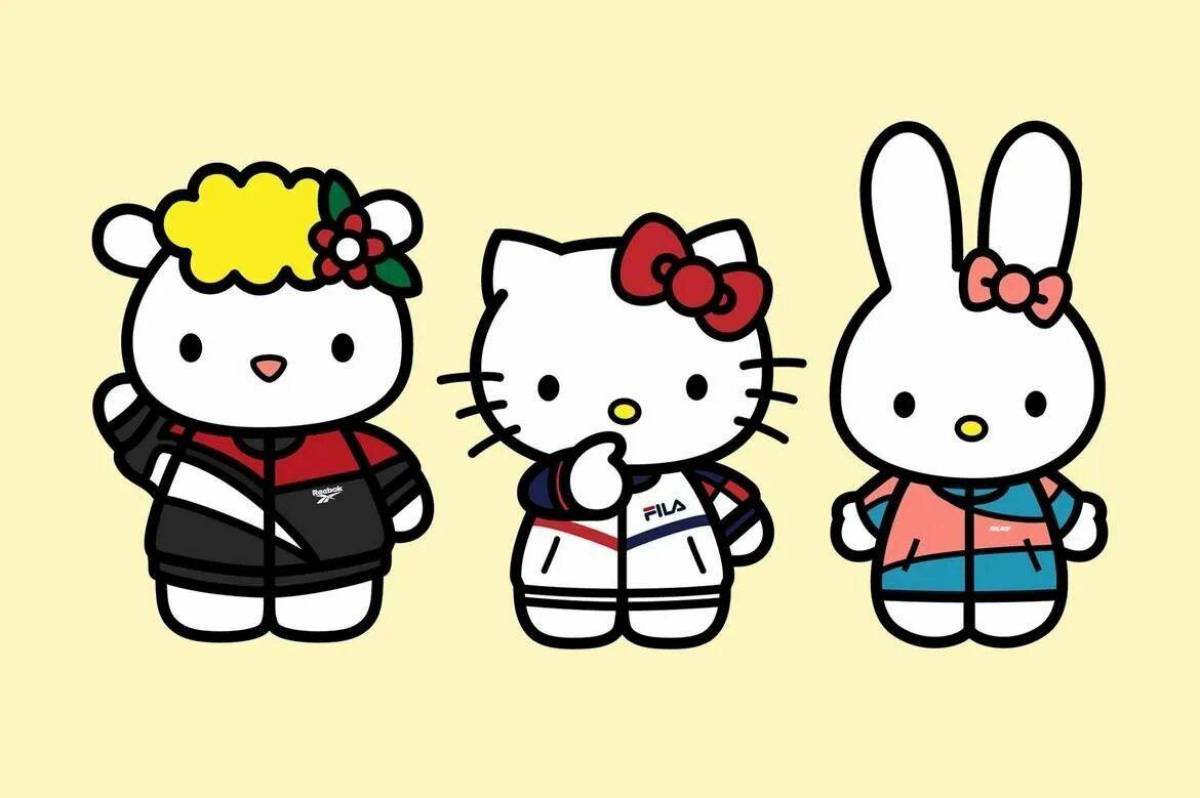 Hello kitty с курами. Фифи и Китти. Хелло Китти Twin Star-21. Хелло Китти Суприм. Друзья из Хелло Китти.