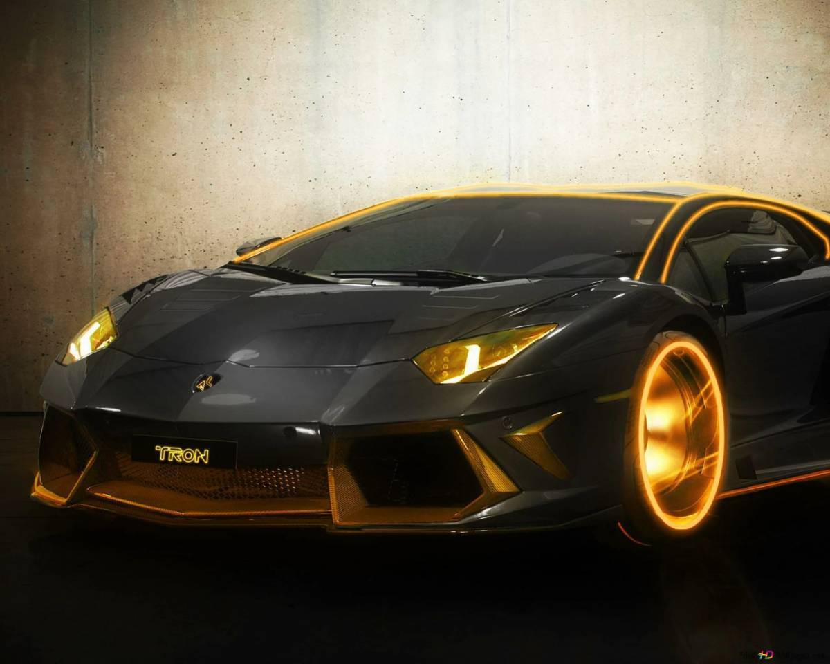 Lamborghini Aventador lp700 4 Golden