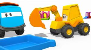 Раскраска лева грузовичок для детей #31 #366127