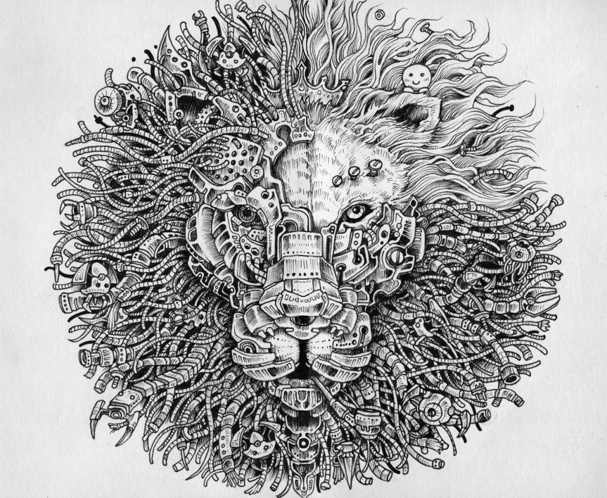 Лев сложная #11