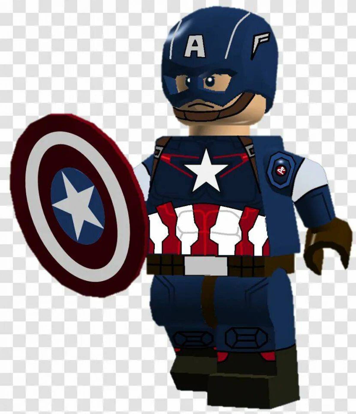 Лего капитан америка #1