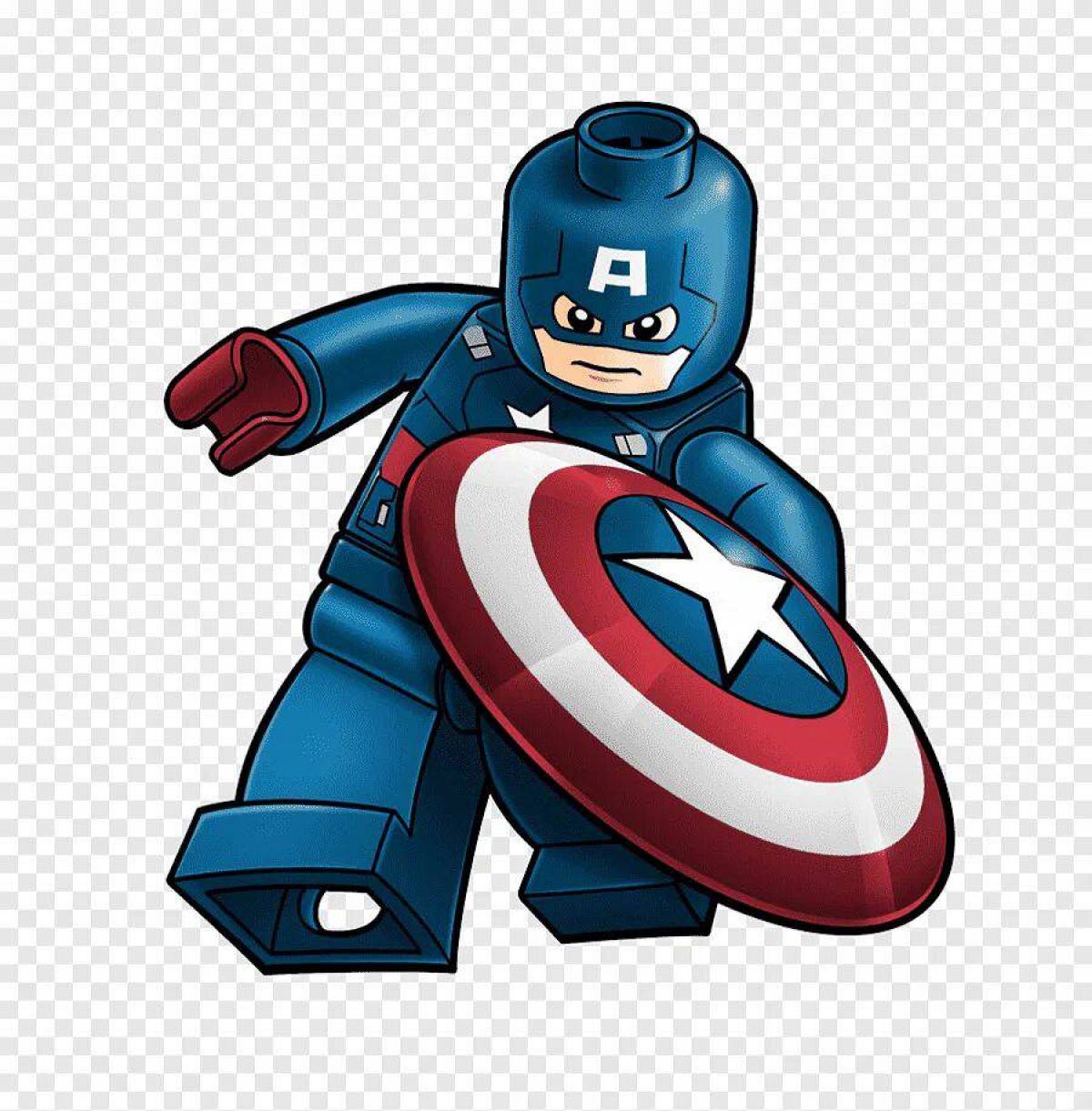 Лего капитан америка #2