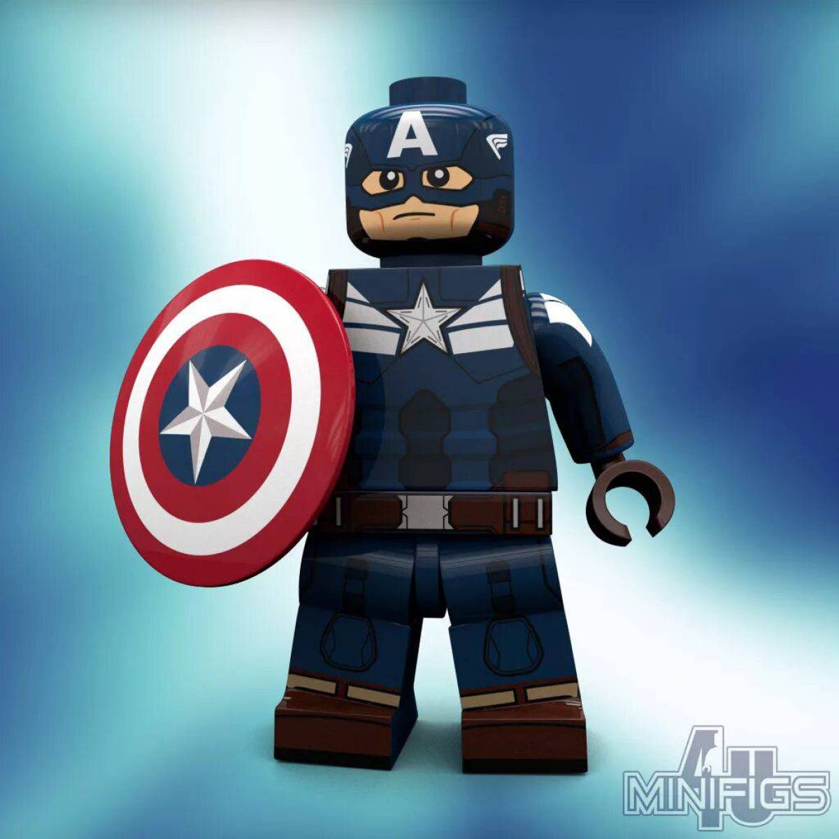 Лего капитан америка #12