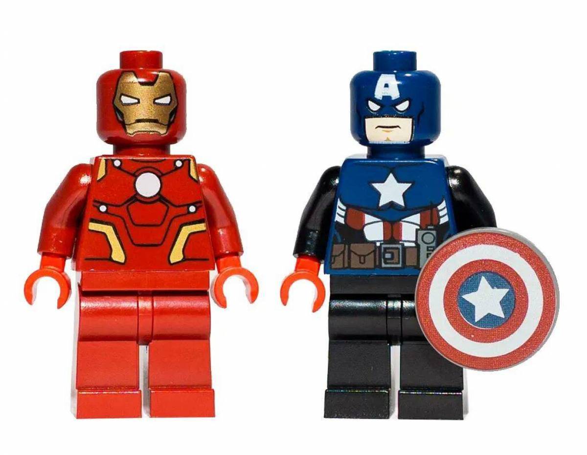 Лего капитан америка #14