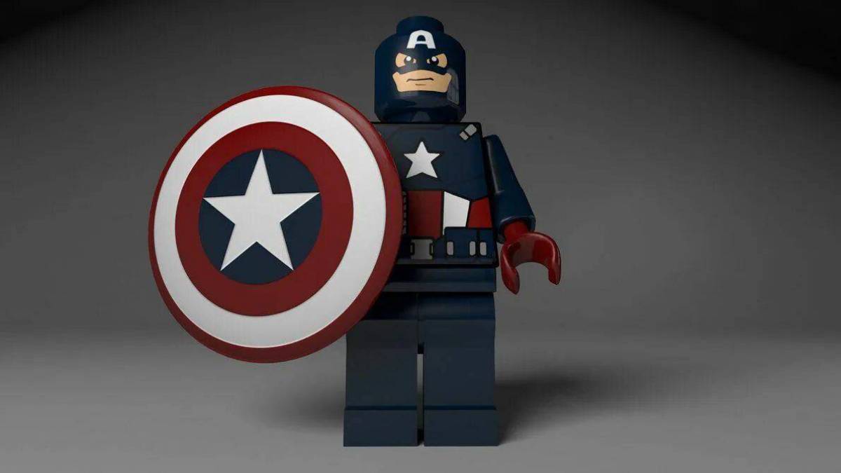 Лего капитан америка #35