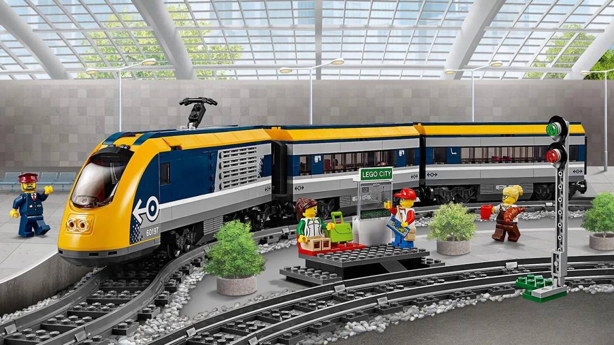 Лего поезд #4