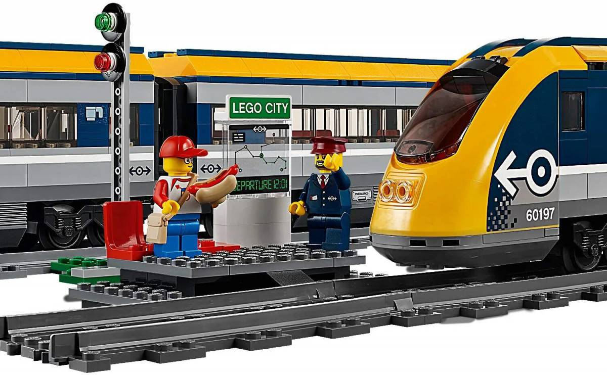 Лего поезд #8