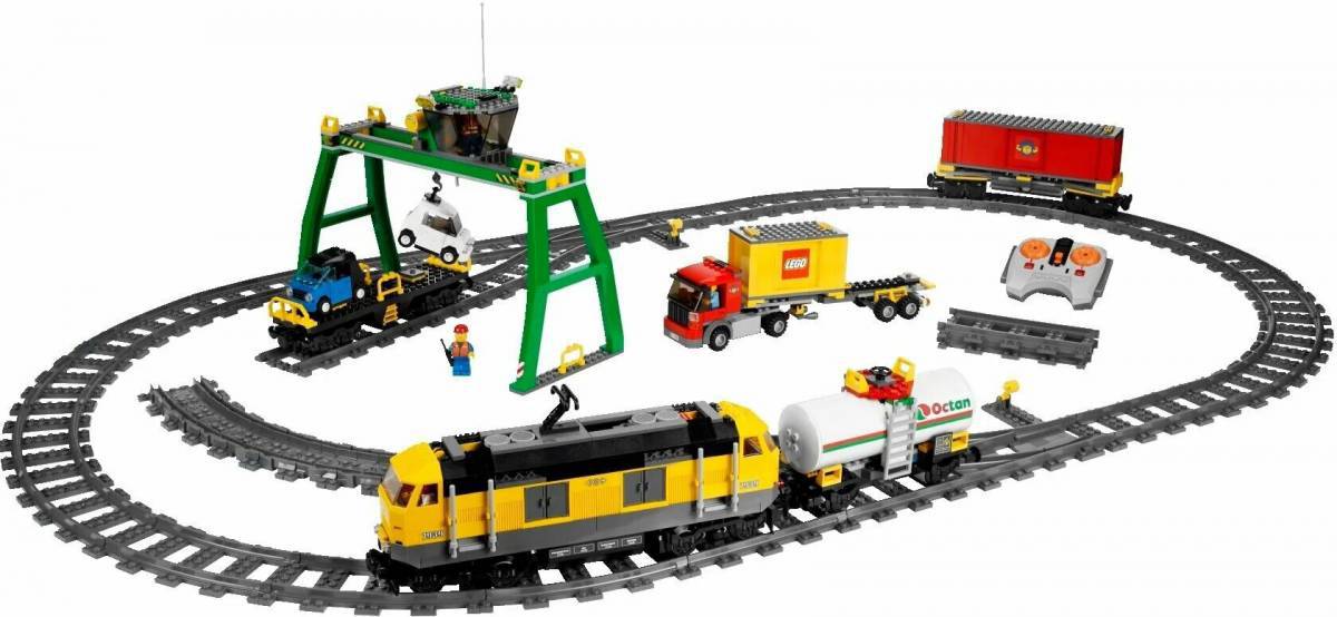 Лего поезд #16