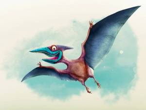 Раскраска летающий динозавр #35 #369813