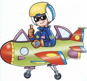 Раскраска летчик для детей #11 #370036