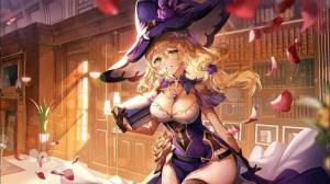 Раскраска лиза геншин #17 #370353