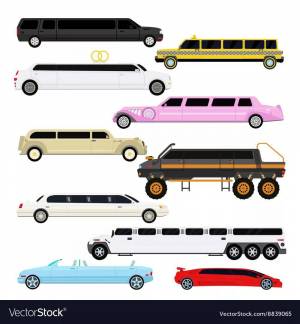Раскраска лимузин для детей #10 #370527