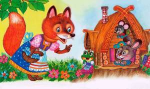 Раскраска лиса и заяц для детей #18 #370988