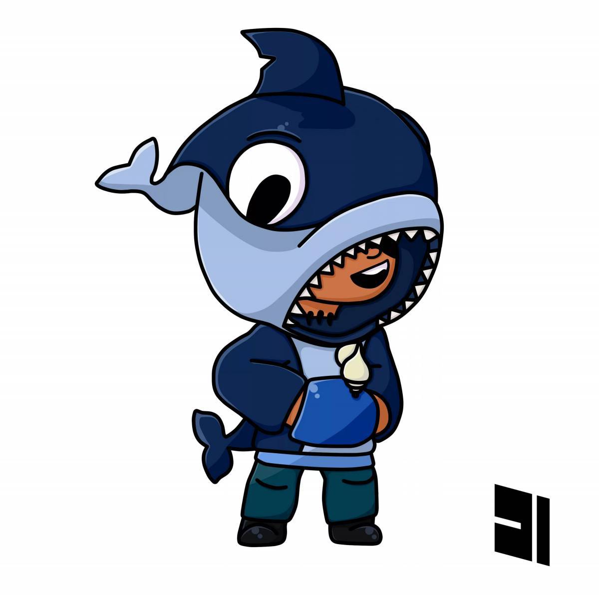 Леон акула #4